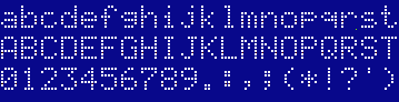 LCD Font